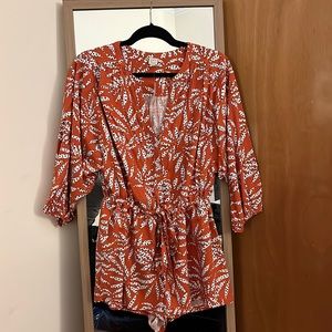 LOFT Beach Romper - Size XS
